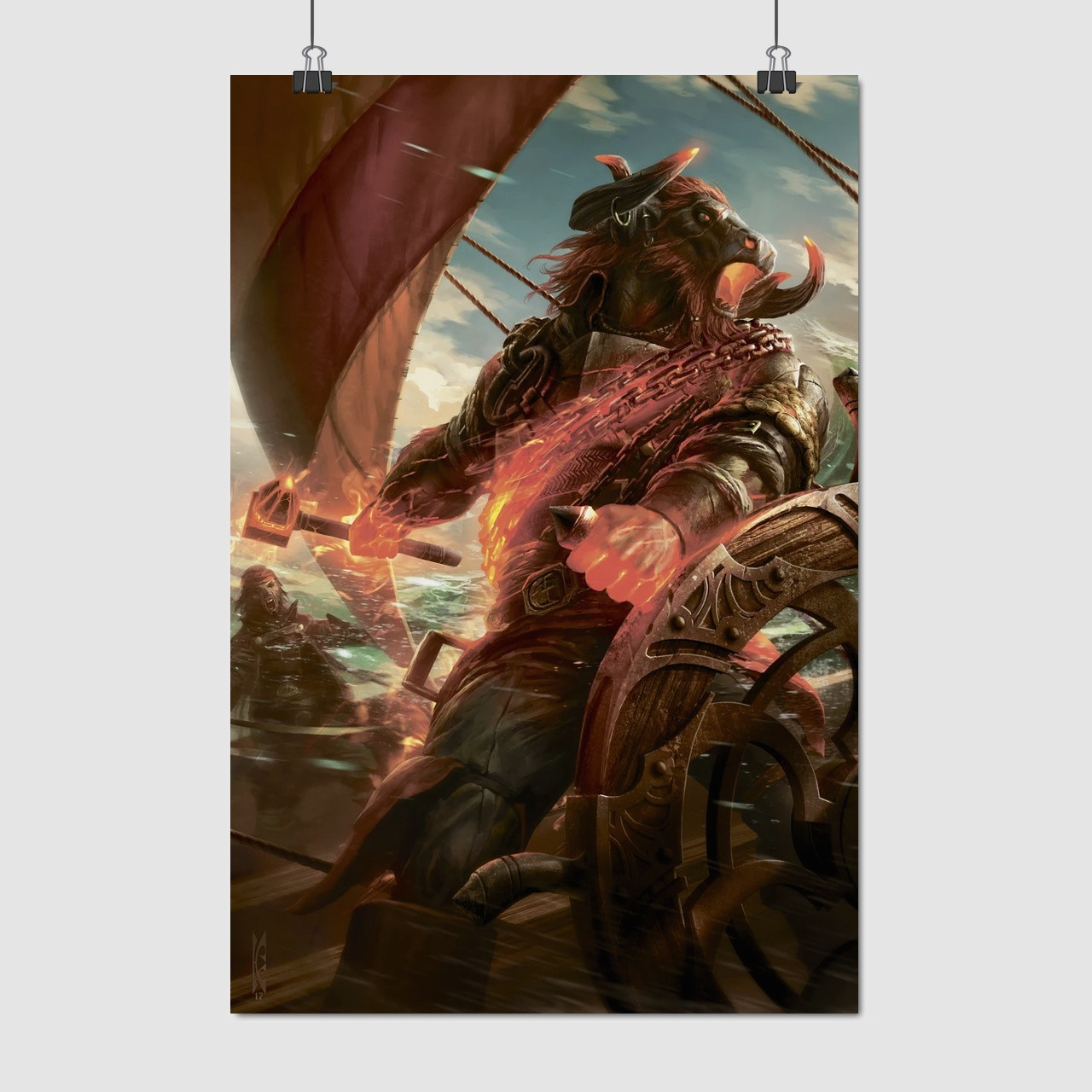 Плакат "Боротьба за Іксалан, МТГ, Магія, MTG, Magic The Gathering, Rivals of Ixalan", 60×40см