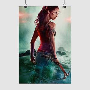 Плакат "Томб Райдер, Лара Крофт, Tomb Raider, Lara Croft", 60×40см