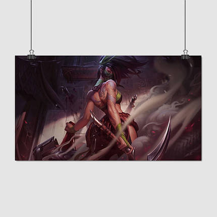 Плакат "Ліга Легенд, League of Legends, LoL, Akali Silverfang", 60×85см, фото 1