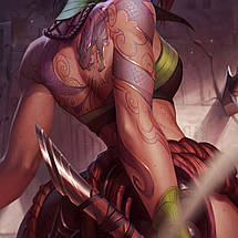 Плакат "Ліга Легенд, League of Legends, LoL, Akali Silverfang", 60×85см, фото 2