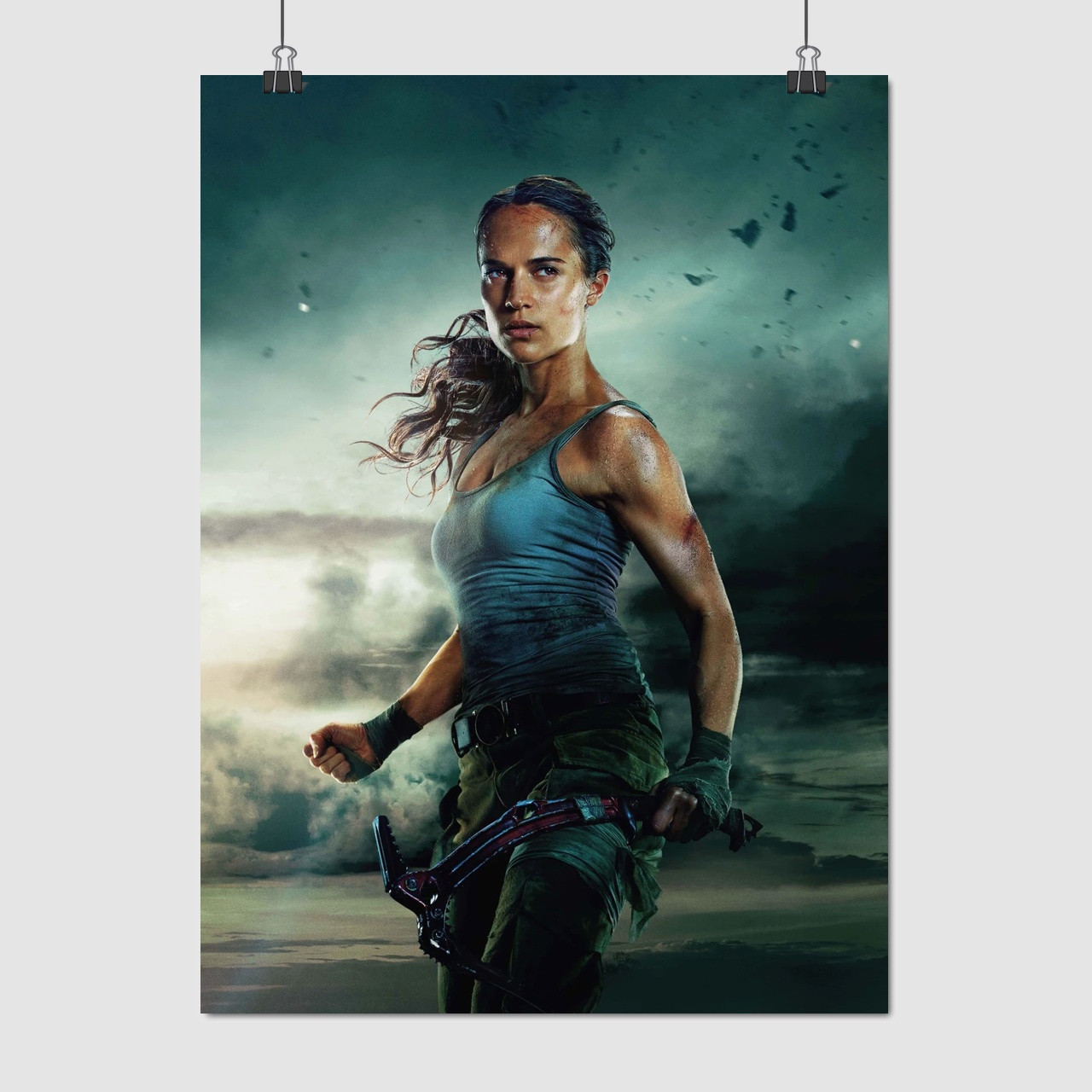 Плакат "Томб Райдер, Лара Крофт, Tomb Raider, Lara Croft", 60×44см