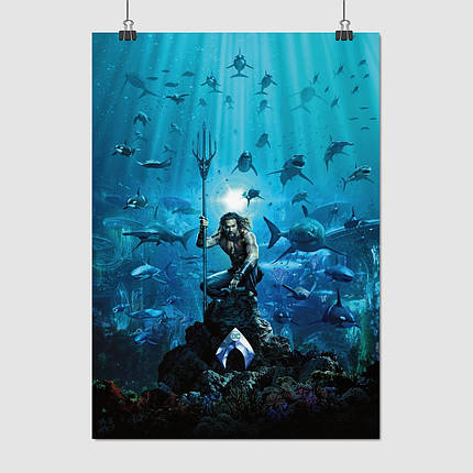 Плакат "Аквамен, Aquaman (2018)", 60×43см, фото 1