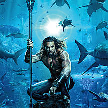 Плакат "Аквамен, Aquaman (2018)", 60×43см, фото 3