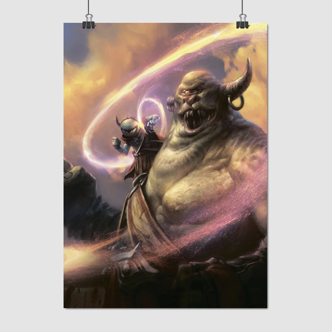 Плакат "Окаун, МТГ, Магія, MTG, Magic The Gathering, Okaun", 60×43см