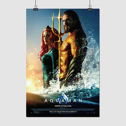 Плакат "Аквамен, Aquaman (2018)", 60×40см, фото 1