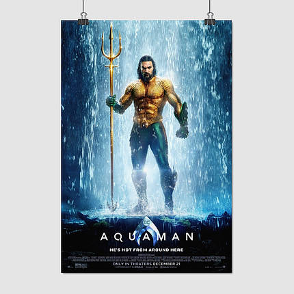 Плакат "Аквамен, Aquaman (2018)", 60×41см, фото 1