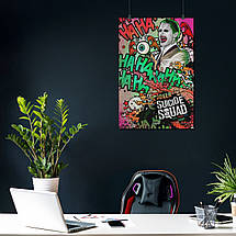 Плакат "Загін самогубців, Джокер, Suicide Squad, Joker", 60×40см, фото 3
