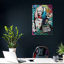 Плакат "Загін самогубців, Гарлі Квінн, Suicide Squad, Harley Quinn", 60×40см, фото 4