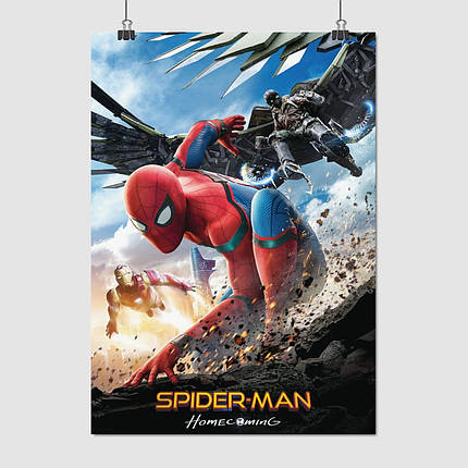 Плакат "Людина-павук: Повернення додому, Spider-Man: Homecoming (2017)", 60×43см, фото 1