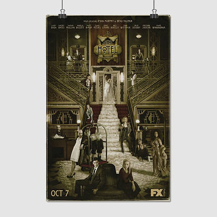 Плакат "Американська історія жаху, American Horror Story, AHS", 60×40см, фото 1