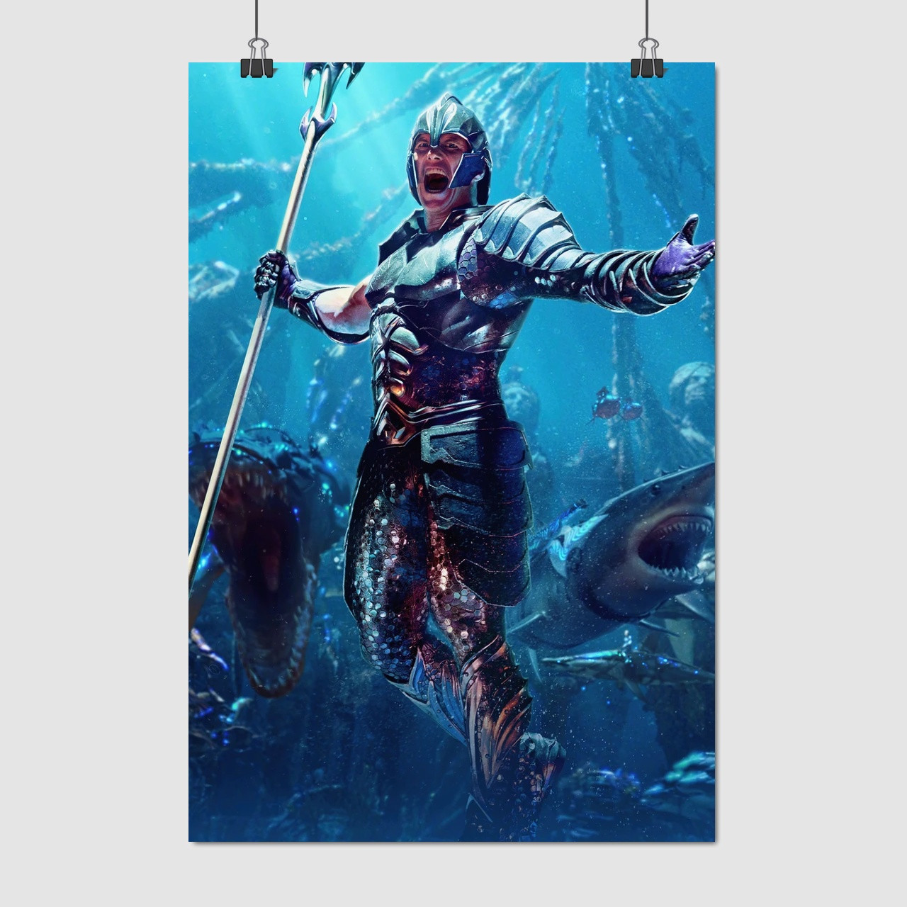 Плакат "Аквамен, Aquaman (2018)", 60×41см