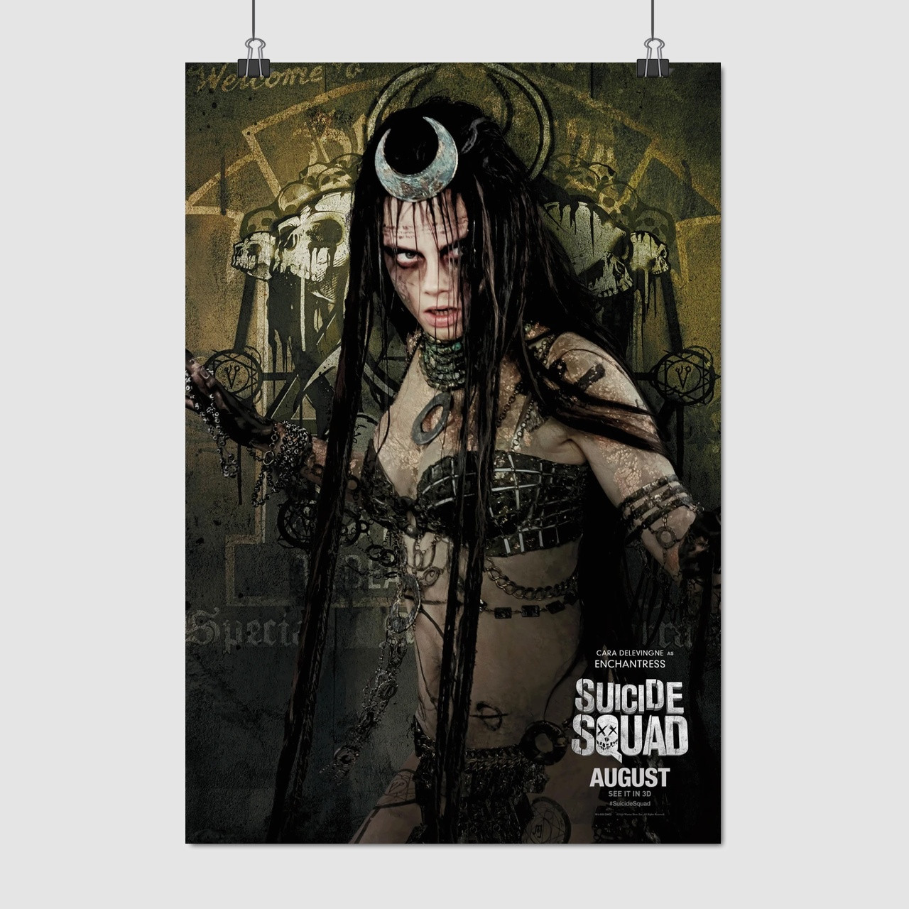 Плакат "Загін самогубців, Чарівниця, Suicide Squad, Enchantress", 60×41см