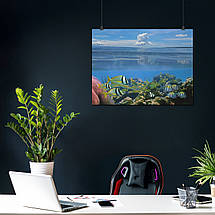 Плакат "Підводний світ, риби, кораловий риф", 43×60см, фото 3