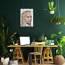 Плакат "Гра Престолів, Дейенеріс Таргарієн, Емілія Кларк, GoT, Game of Thrones", 60×43см, фото 5