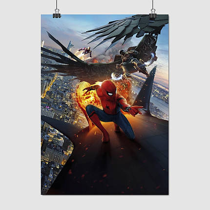 Плакат "Людина-павук: Повернення додому, Spider-Man: Homecoming (2017)", 60×43см, фото 1