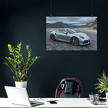 Плакат "Порше 911 Турбо, Porsche 911 Turbo S", 40×60см, фото 3