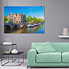 Плакат "Нідерланди, Амстердам, міст над каналом, Amsterdam, Netherlands", 40×60см, фото 8