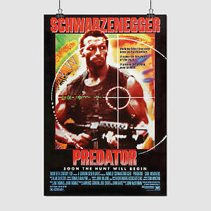 Плакат "Хижак, Арнольд Шварценеггер, Predator (1987)", 60×41см
