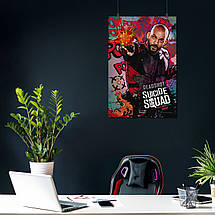 Плакат "Загін самогубців, Дедшот, Suicide Squad, Deadshot", 60×40см, фото 4