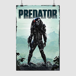 Плакат "Хижак, Predator", 60×40см