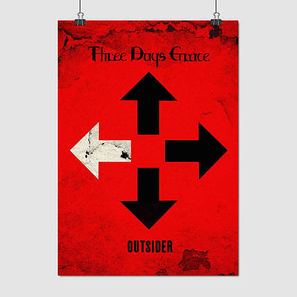 Плакат "Three Days Grace", 60×43см, фото 1