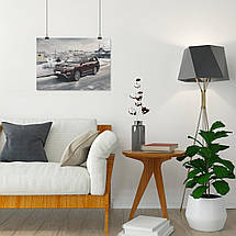 Плакат "Тойота Ленд Крузер 200, Toyota Land Cruiser 200", 43×60см, фото 5