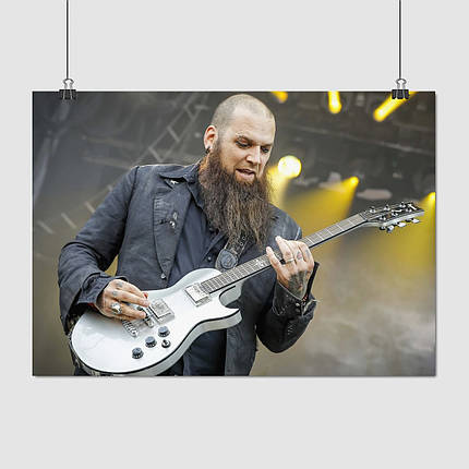 Плакат "Гитарист, Three Days Grace", 43×60см, фото 1