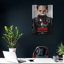 Плакат "Людина-мураха тримає шолом, Ant-Man (2015)", 60×43см, фото 4