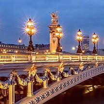 Плакат "Париж, Міст Олександра Ⅲ, Paris, France", 41×60см, фото 2