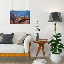 Плакат "Париж, Міст Олександра Ⅲ, Paris, France", 41×60см, фото 4