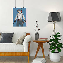 Плакат "ПУБГ, PUBG, Playerunknown's Battlegrounds", 60×43см, фото 4