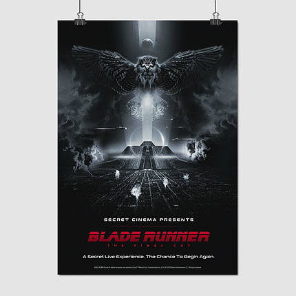 Плакат "Той, хто біжить по лезу, Blade Runner (1982)", 60×43см, фото 1