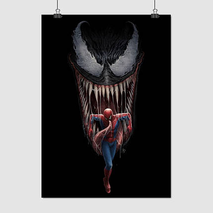 Плакат "Веном та Спайдермен, Venom, Spider-Man", 60×43см, фото 1