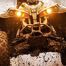 Плакат "Квадроцикл у стрибку, мотокрос", 43×60см, фото 2