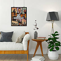 Плакат "Red Dead Redemption 2, RDR 2", 60×49см, фото 4