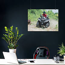 Плакат "Квадроцикл на бездоріжжі", 43×60см, фото 3