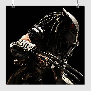 Плакат "Хижак, Predator", 60×60см