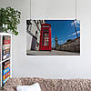 Плакат "Англія, Лондон, телефонна будка на фоні Біг-Бена, London, England", 40×60см, фото 6