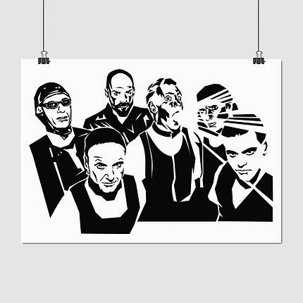Плакат "Рамштайн, Rammstein", 43×60см, фото 1