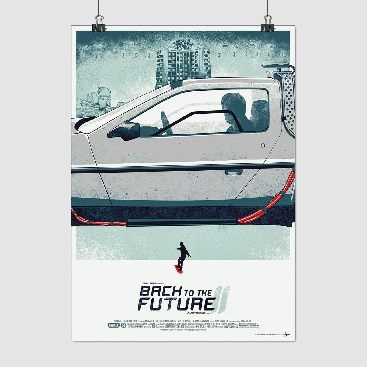Плакат "Назад у майбутнє 2 (частина 1 з 3), Back to the future", 60×43см