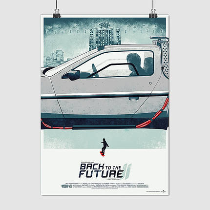 Плакат "Назад у майбутнє 2 (частина 1 з 3), Back to the future", 60×43см, фото 1