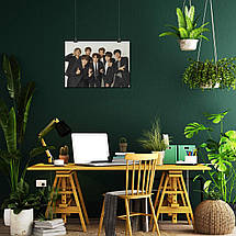 Плакат "БТС у чорних костюмах, Bangtan Boys, BTS", 43×60см, фото 6