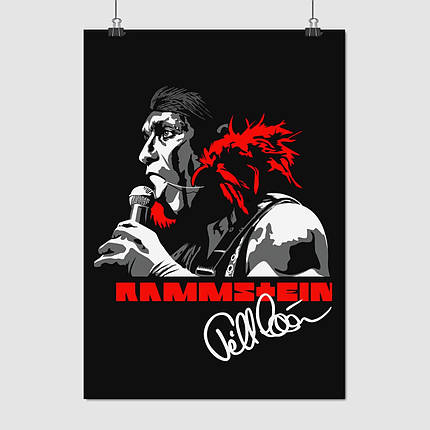 Плакат "Рамштайн, Rammstein", 60×43см, фото 1
