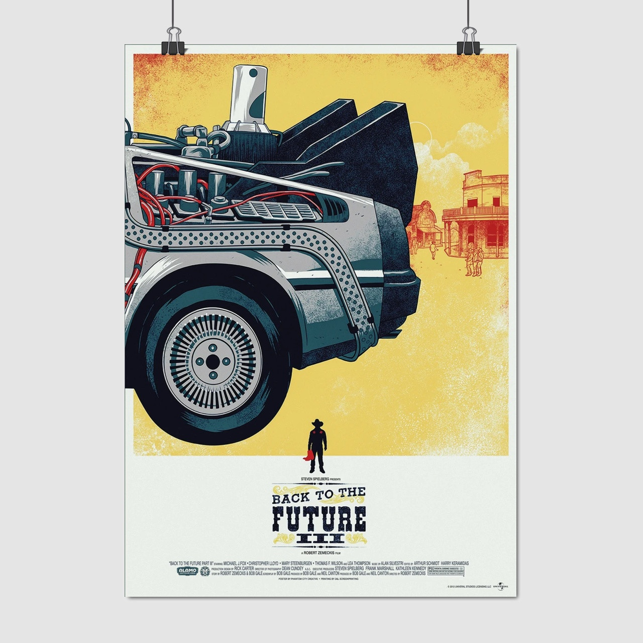Плакат "Назад у майбутнє Ⅲ (частина 3 з 3), Back to the future", 60×43см