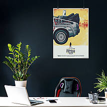 Плакат "Назад у майбутнє Ⅲ (частина 3 з 3), Back to the future", 60×43см, фото 4