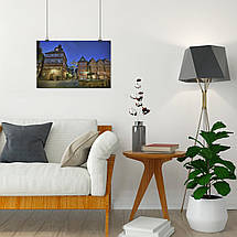 Плакат "Німеччина, Херборн, нічний ринок, Herborn", 38×60см, фото 5