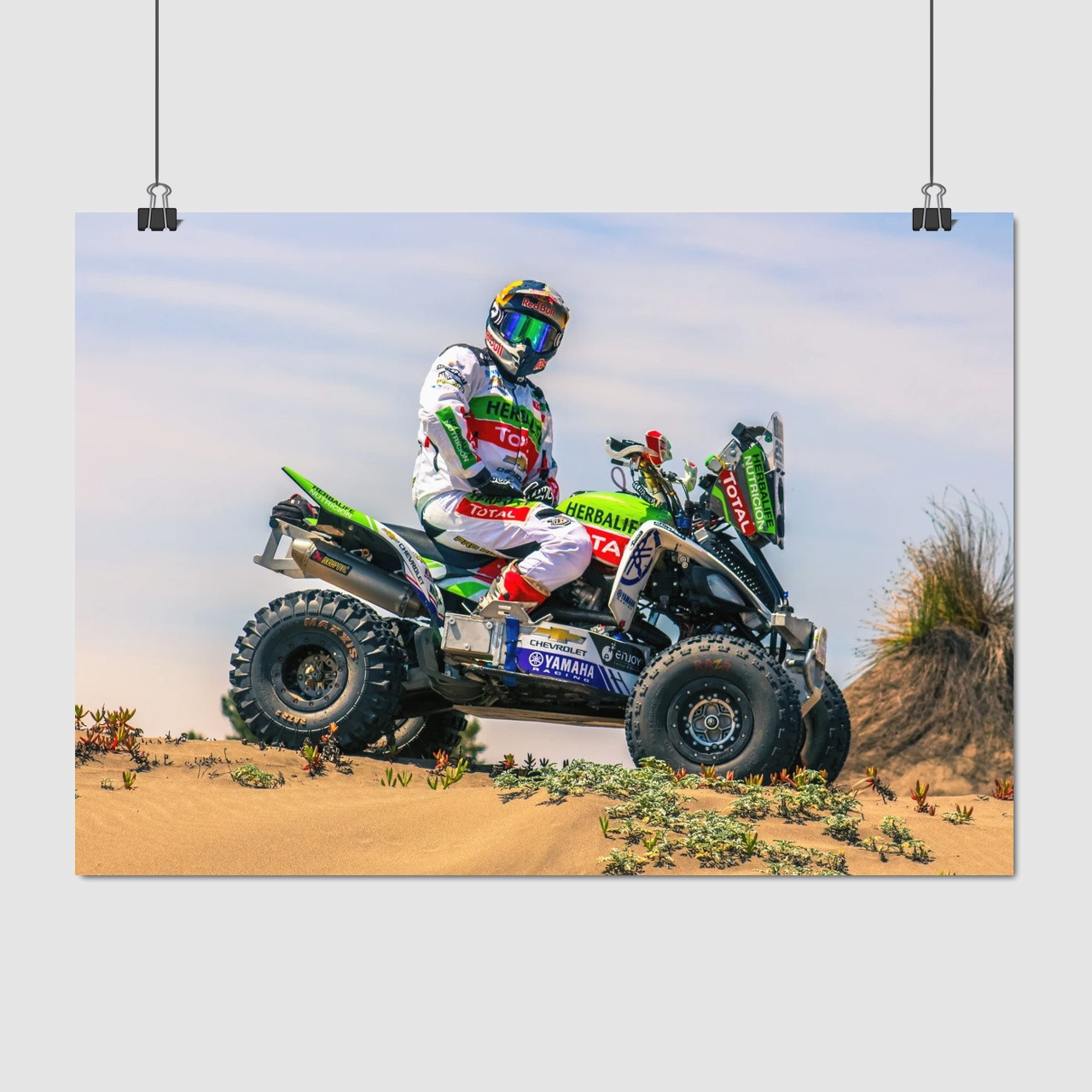 Плакат "Квадроцикл у пустелі", 43×60см