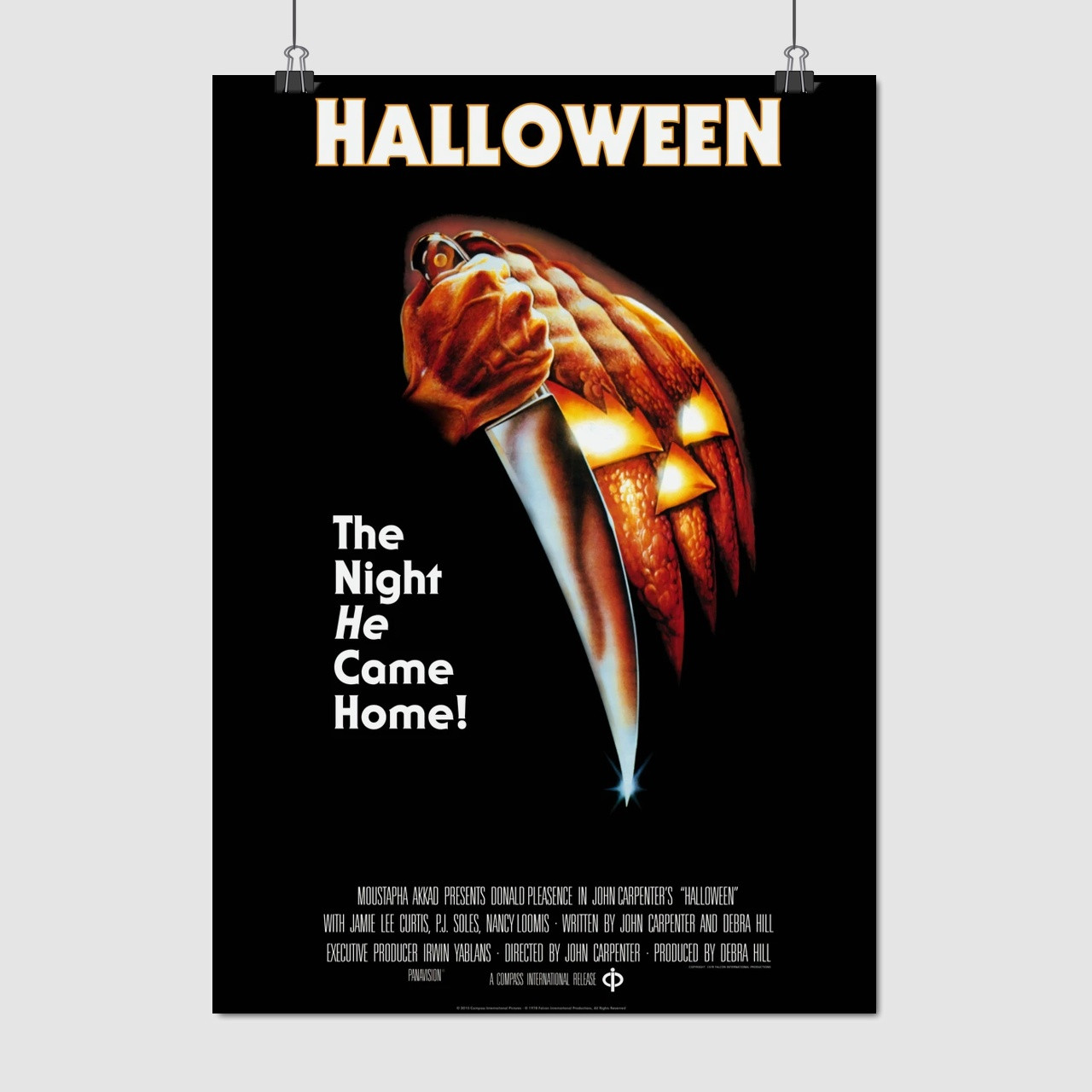 Плакат "Геловін, Halloween (1978)", 60×43см
