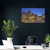 Плакат "Німеччина, нічна вулиця", 38×60см, фото 3