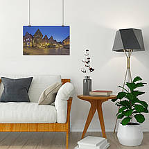 Плакат "Німеччина, нічна вулиця", 38×60см, фото 4